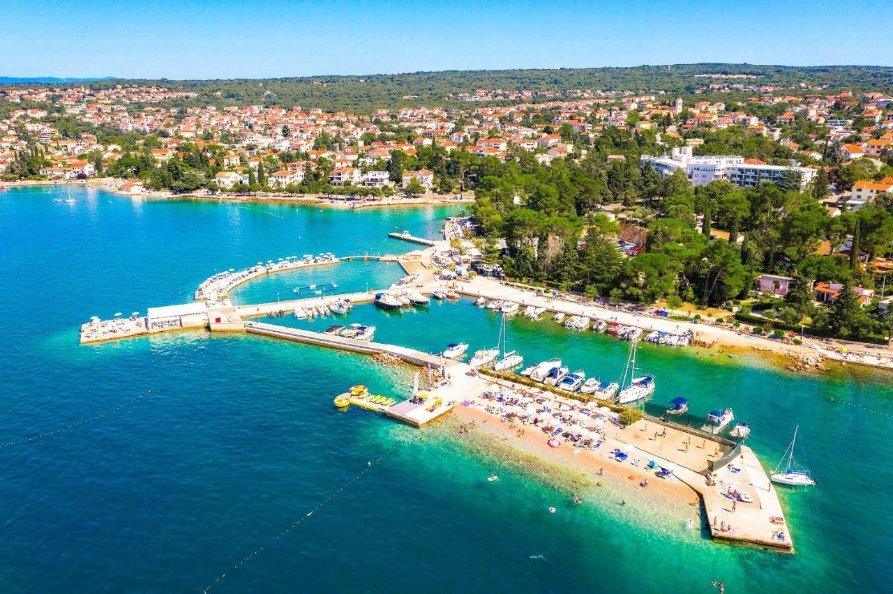 Villa Mirno More Apartments Malinska Εξωτερικό φωτογραφία